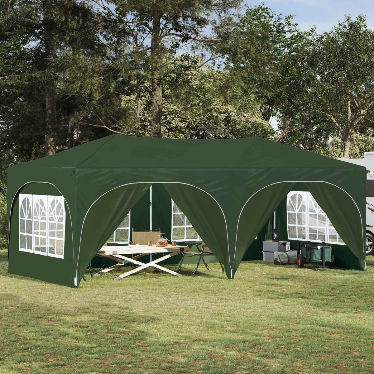 Pop-Up Feesttent 575 X 288 X 245 Cm Oxford Stof