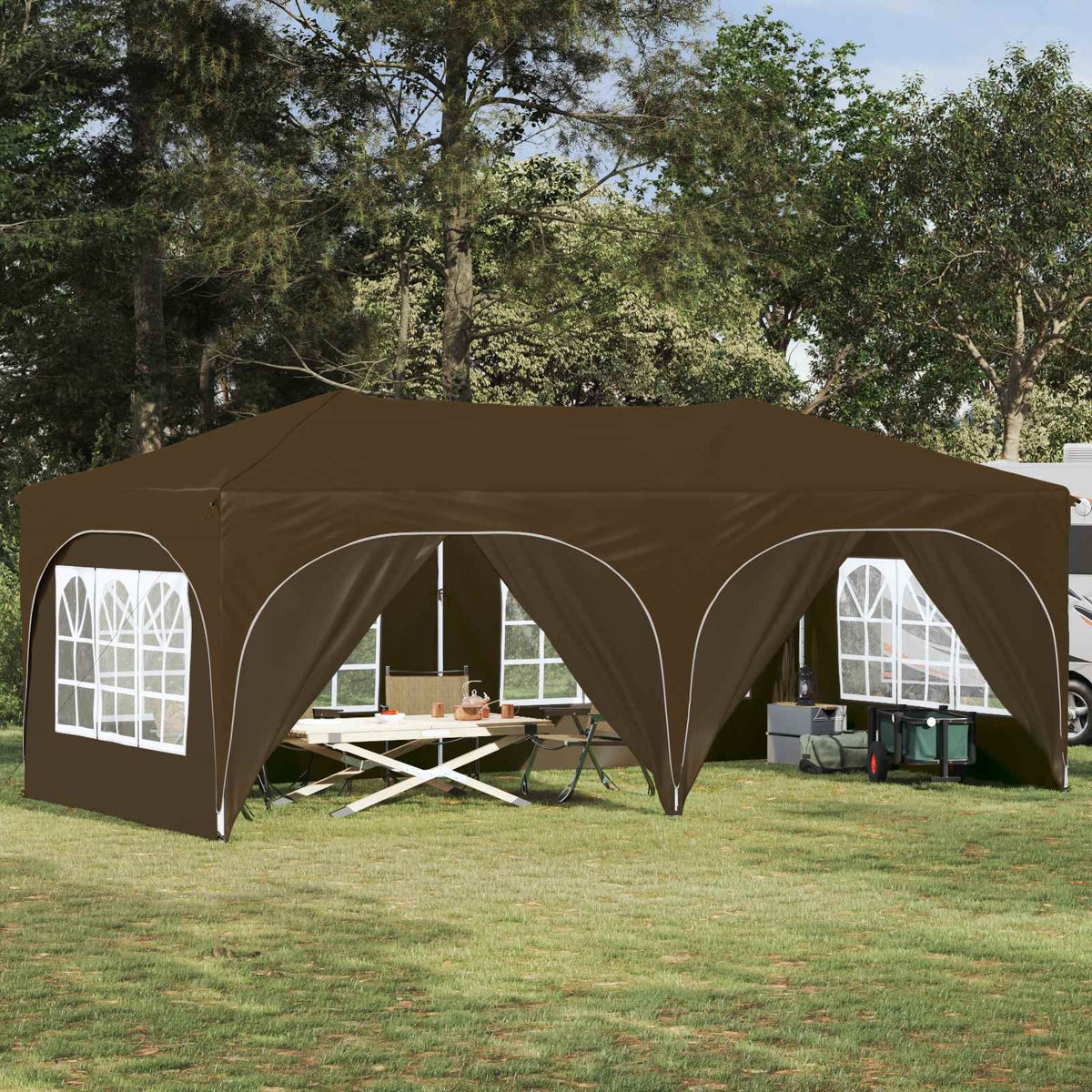 Pop-Up Feesttent 575 X 288 X 245 Cm Oxford Stof