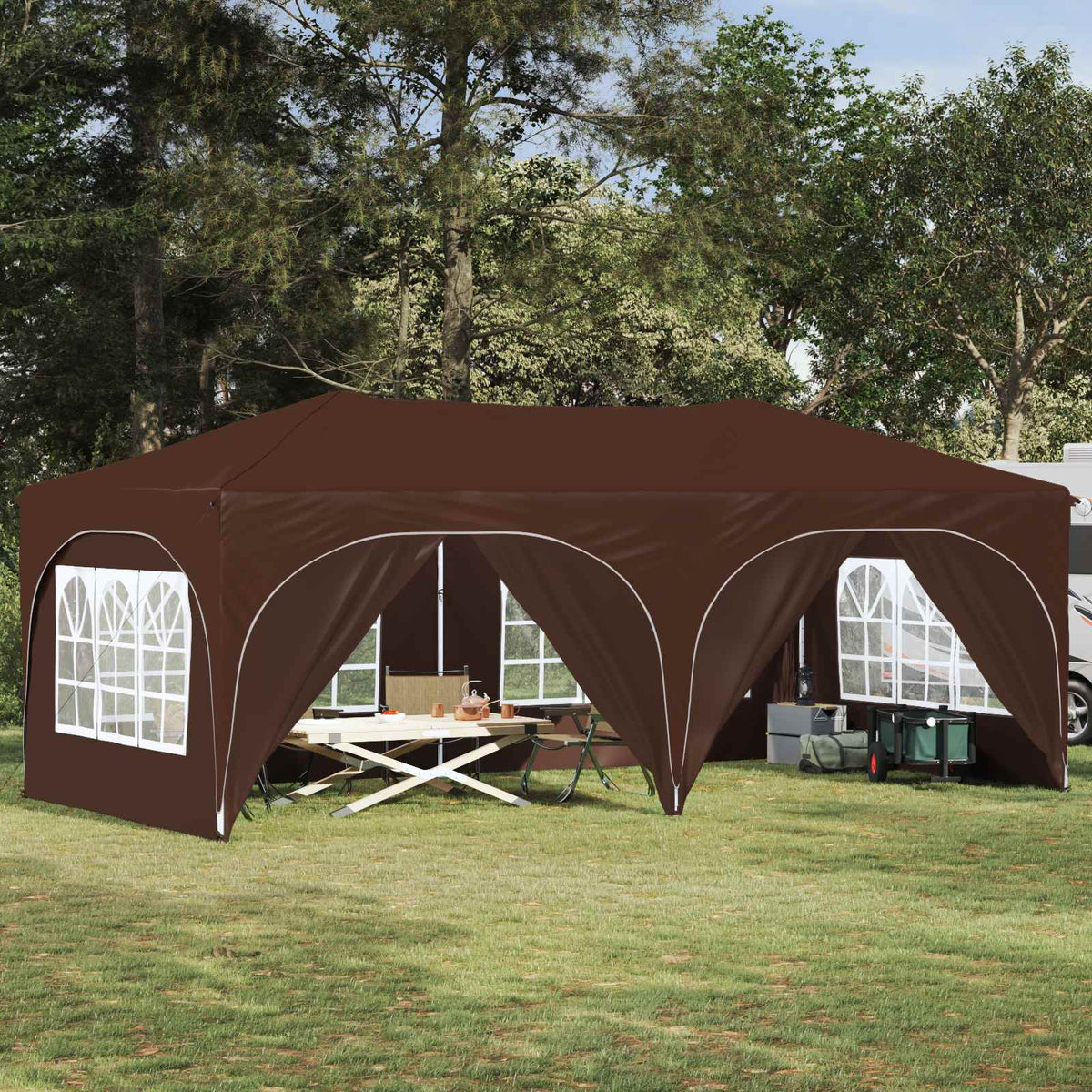 Pop-Up Feesttent 575 X 288 X 245 Cm Oxford Stof