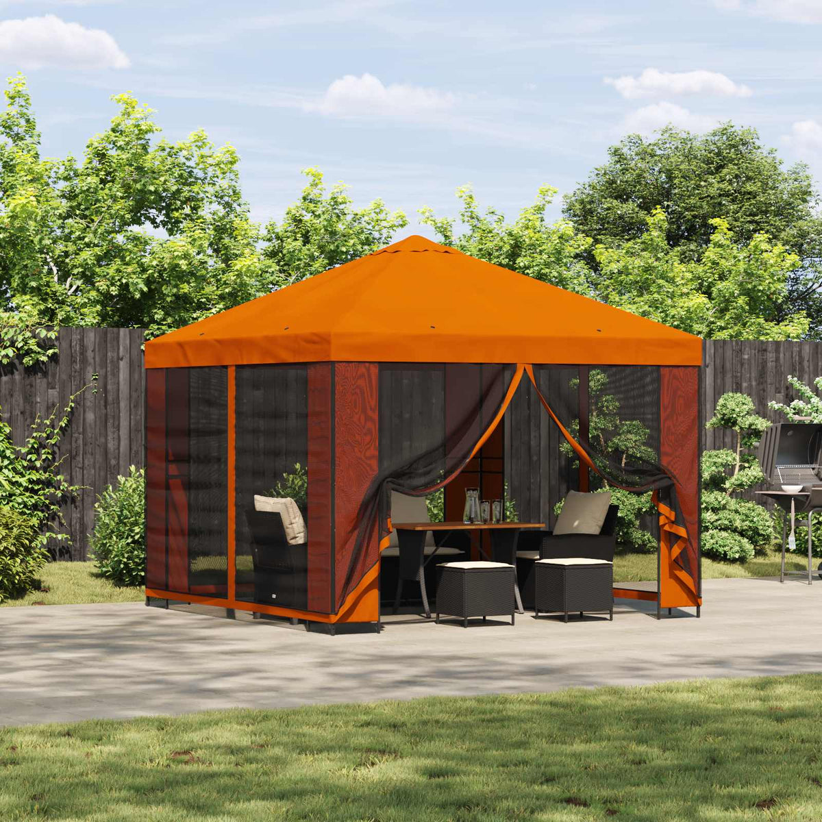 Tuin Gazebo Met Zijwanden 3 X 3 M