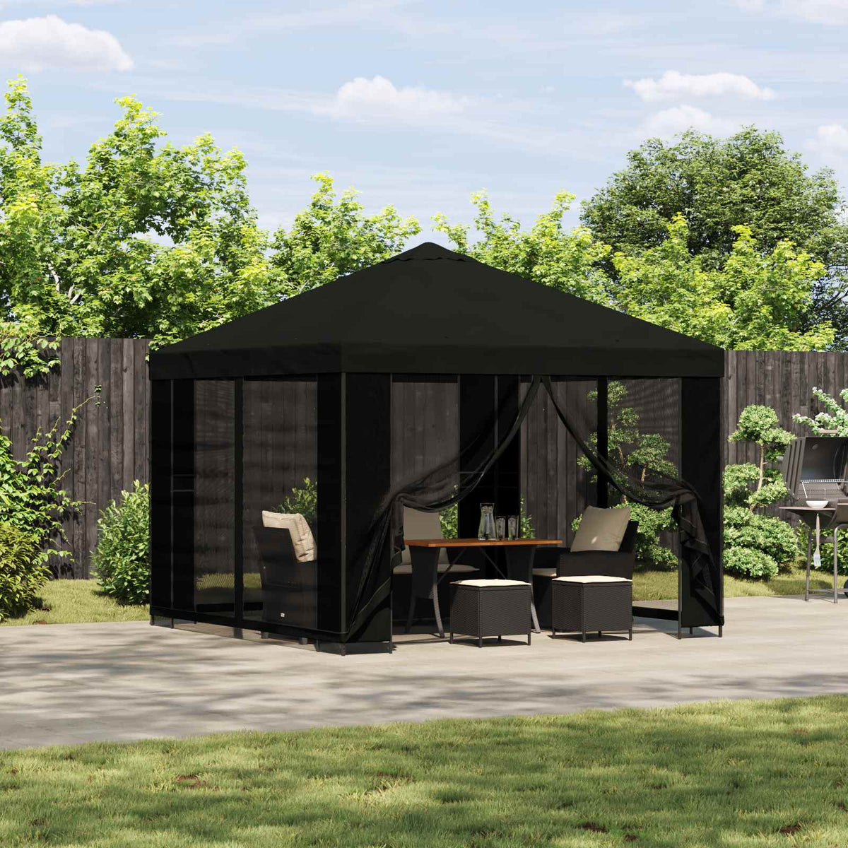 Tuin Gazebo Met Zijwanden 3 X 3 M