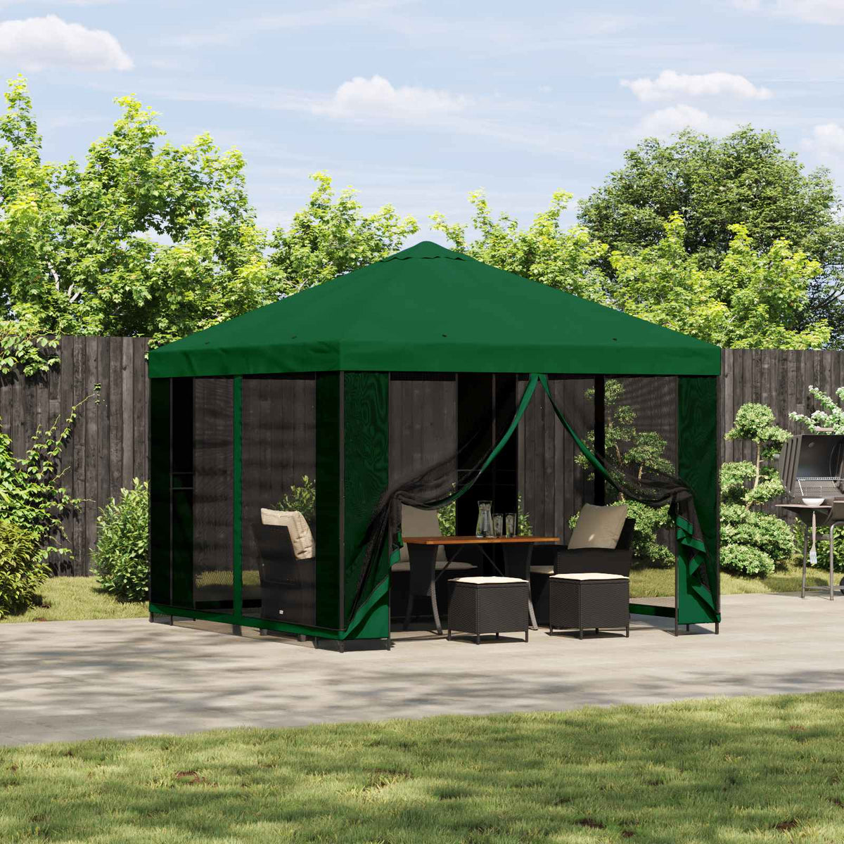 Tuin Gazebo Met Zijwanden 3 X 3 M