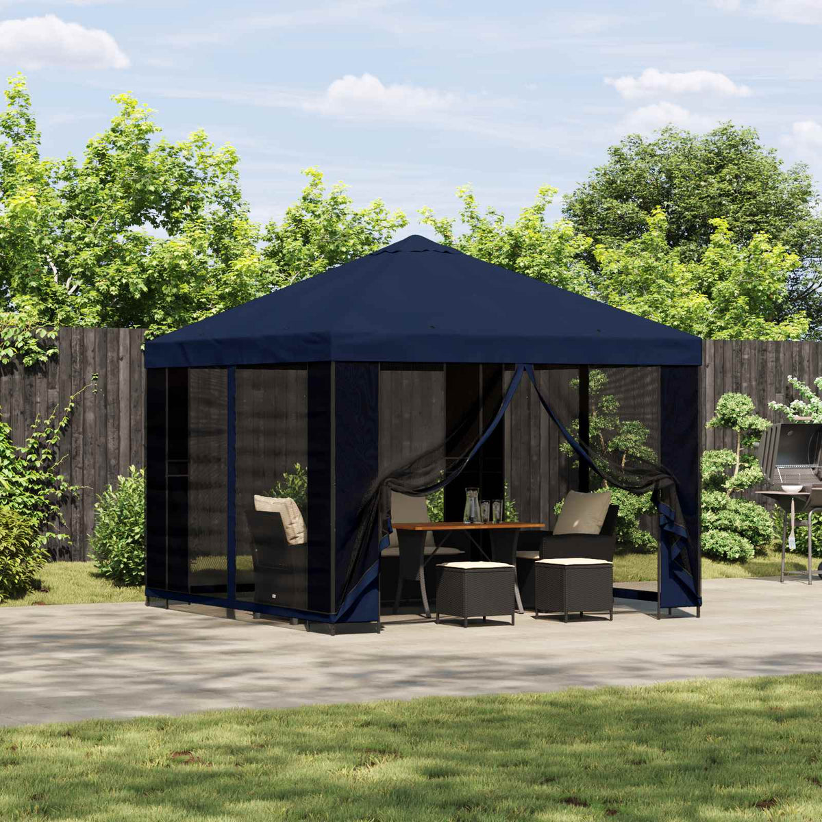 Tuin Gazebo Met Zijwanden 3 X 3 M