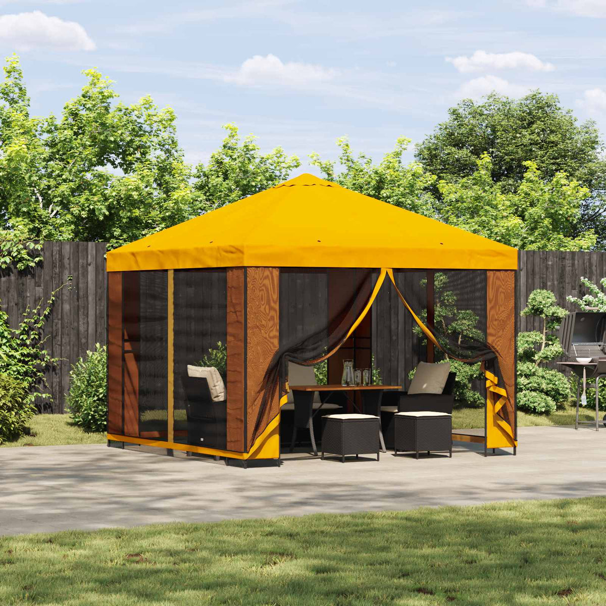 Tuin Gazebo Met Zijwanden 3 X 3 M