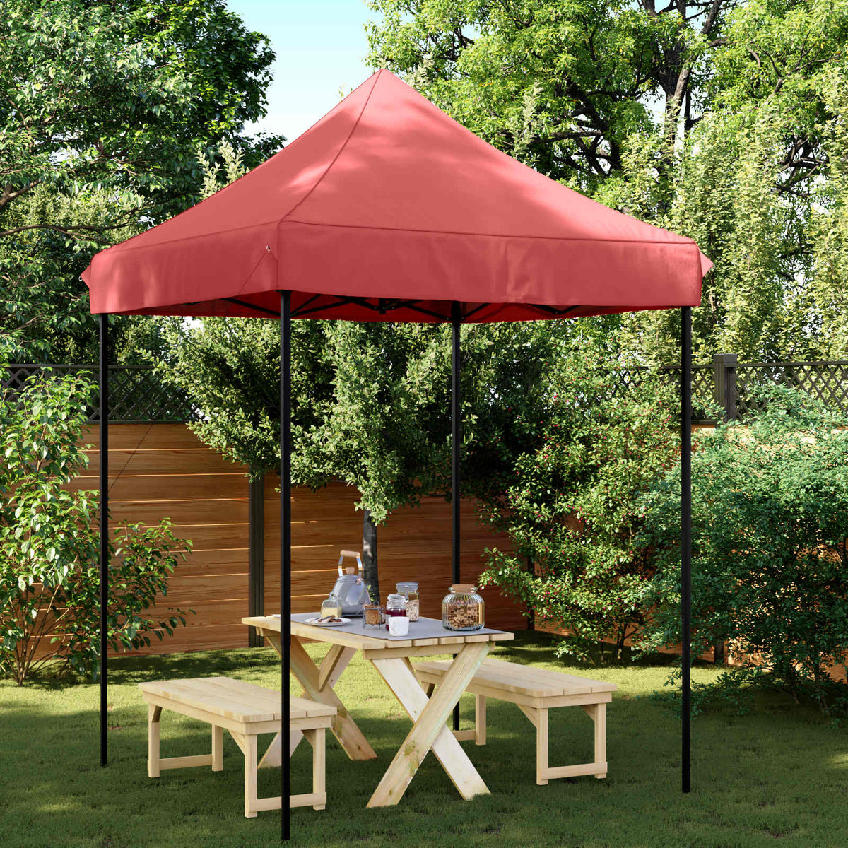 Partytent 200 X 200 X 306 Cm Oxford Stof