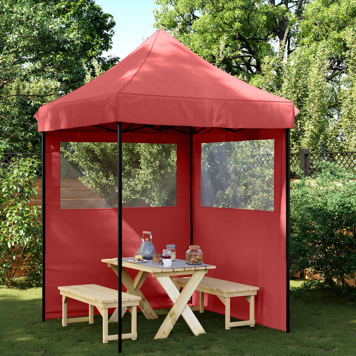 Partytent 200 X 200 X 306 Cm Oxford Stof