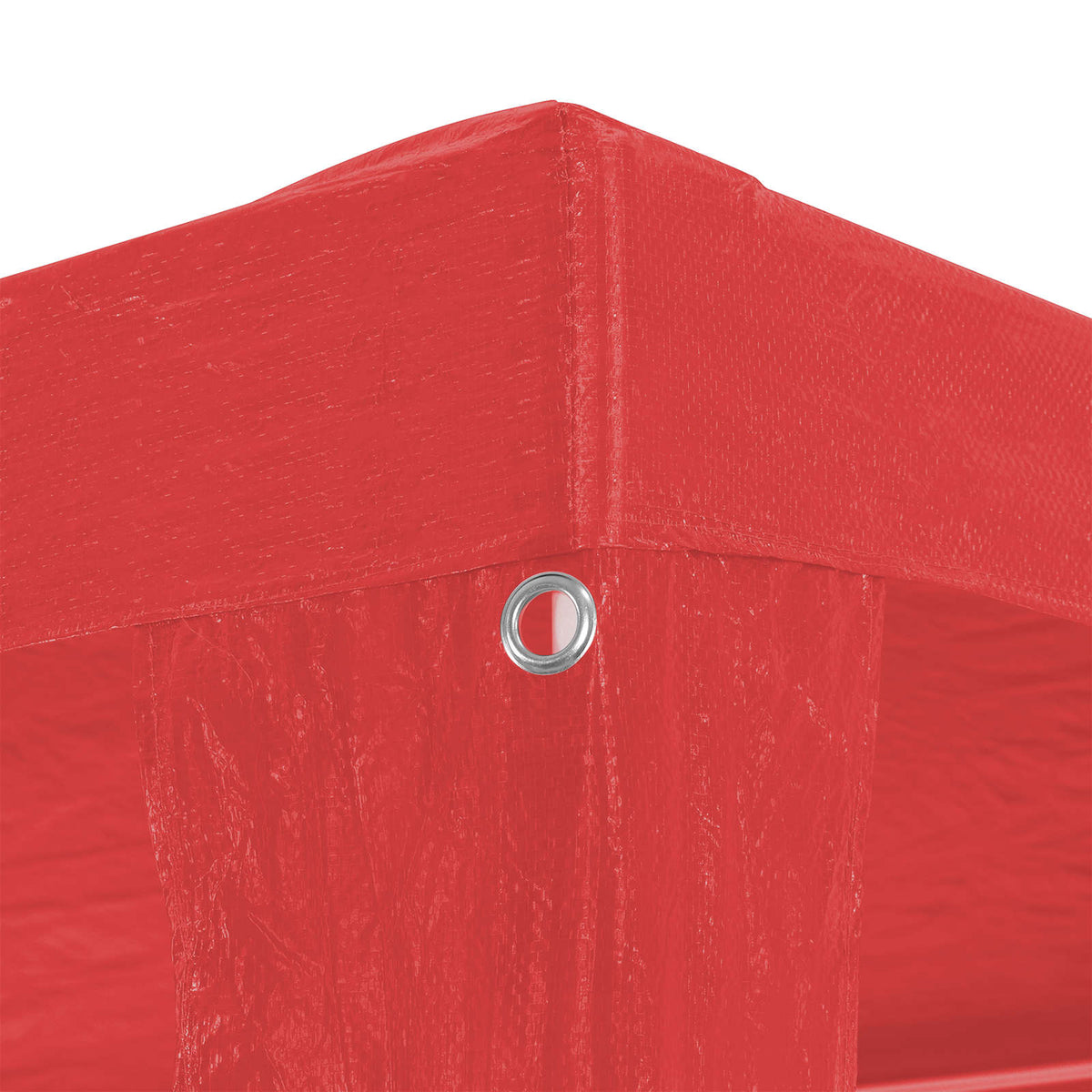 Partytent Rood 1200 X 300 X 255 Cm Pe En Staal