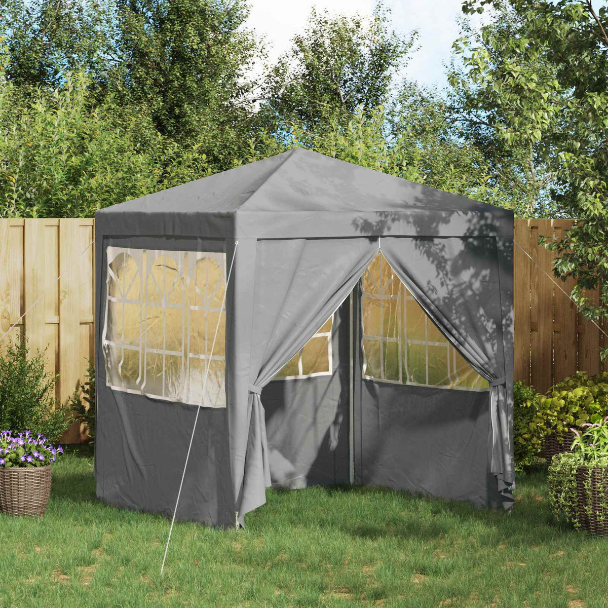 Partytent 200 X 200 X 240 Cm Pe En Staal