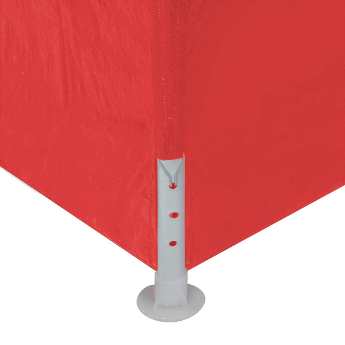 Partytent 1200 X 300 X 255 Cm Rood Pe En Staal
