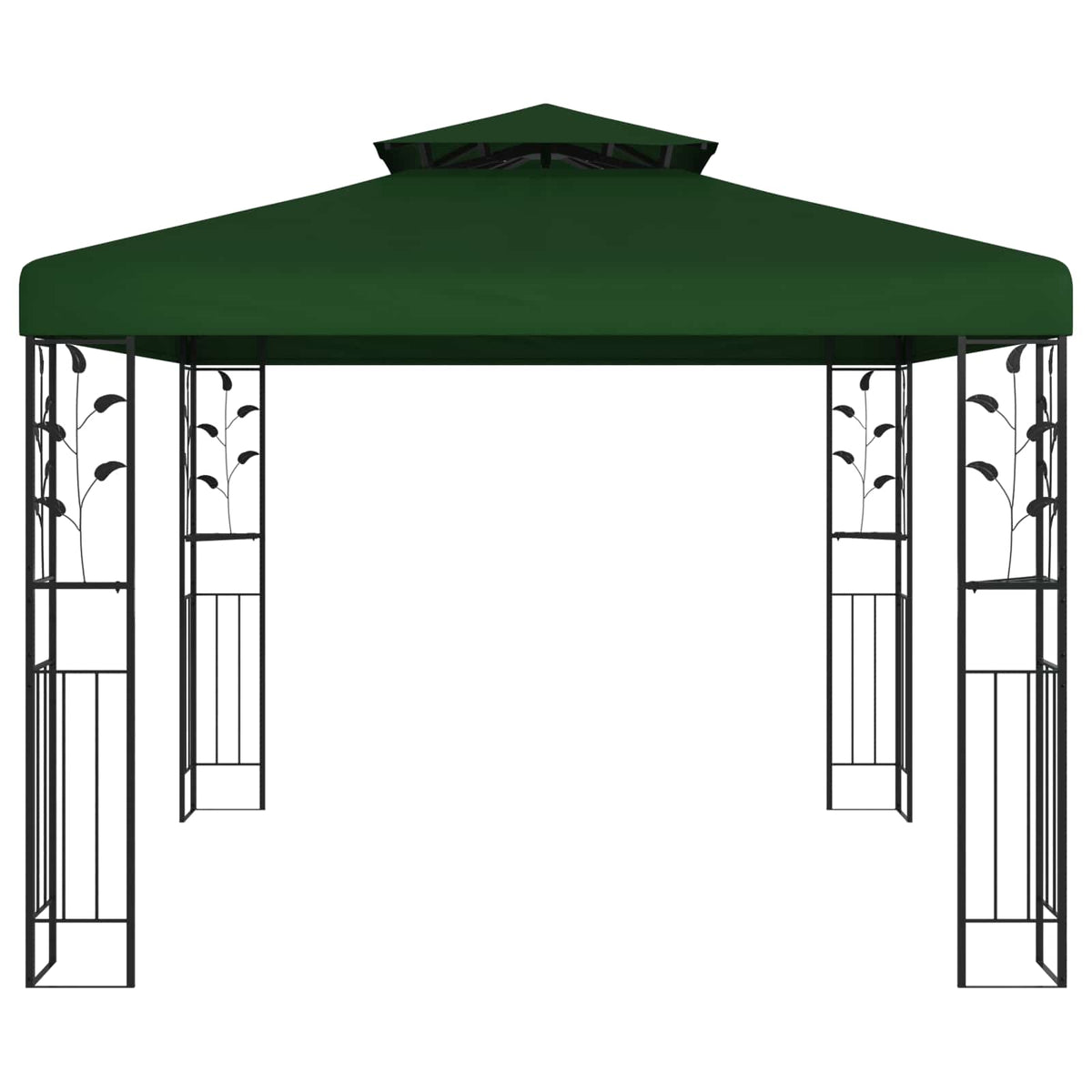 Prieel 3 X 3 X 2,68 M Groen Polyester En Staal