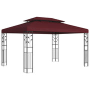 Prieel 3,97 X 2,96 X 2,68 M Wijnrood Polyester En Staal