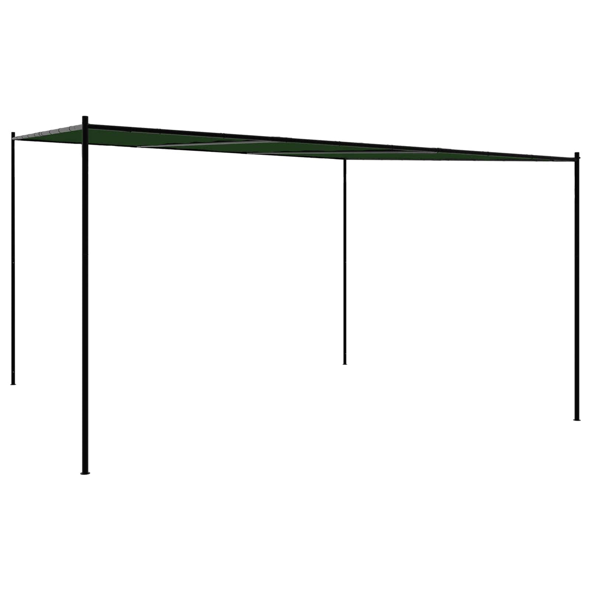 Prieel 4 X 3,98 X 2,67 M Groen Polyester En Staal