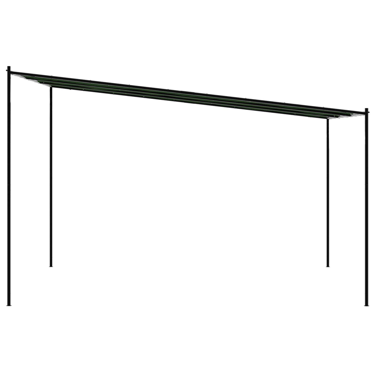 Prieel 4 X 3,98 X 2,67 M Groen Polyester En Staal