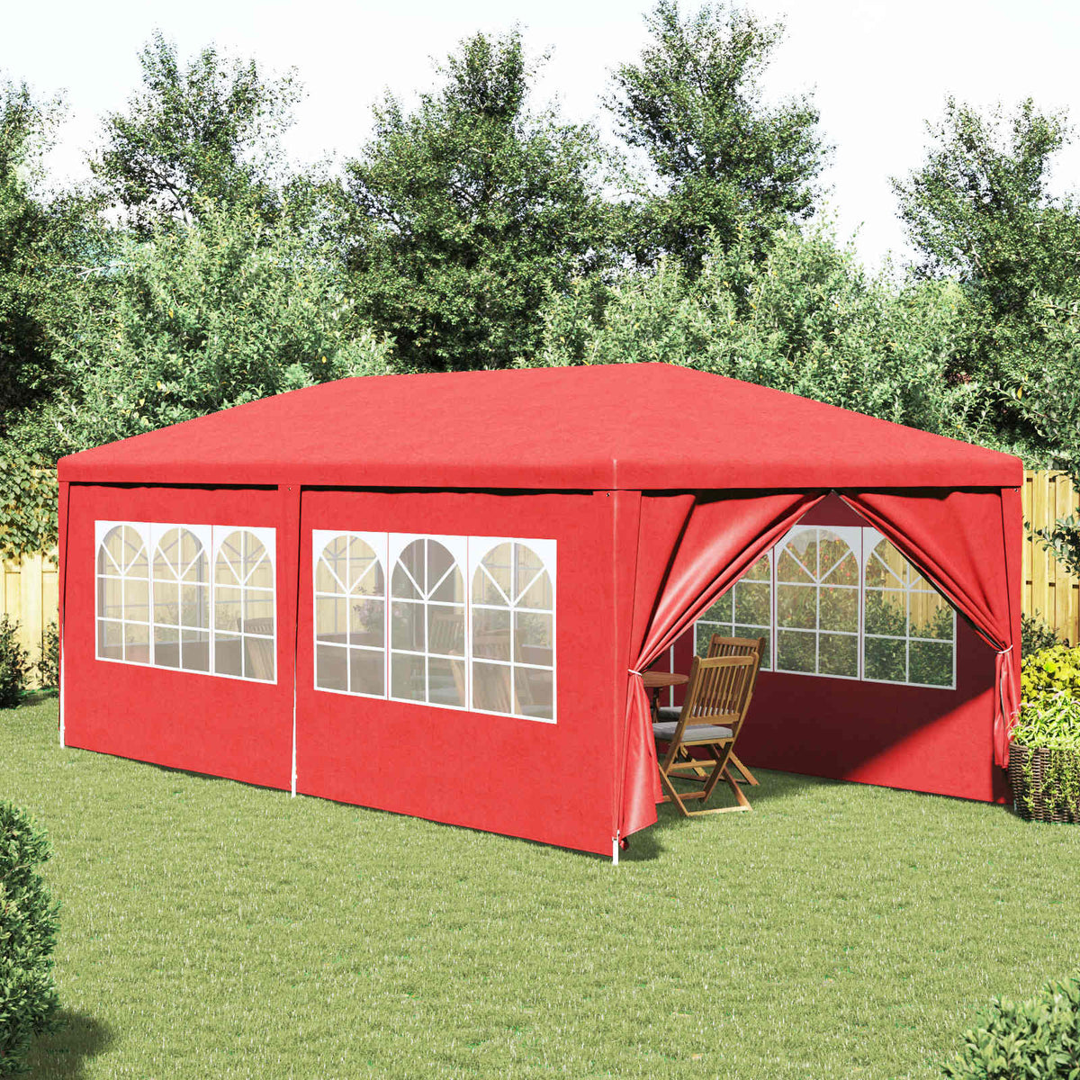 Partytent 600 X 300 X 255 Cm Pe En Staal