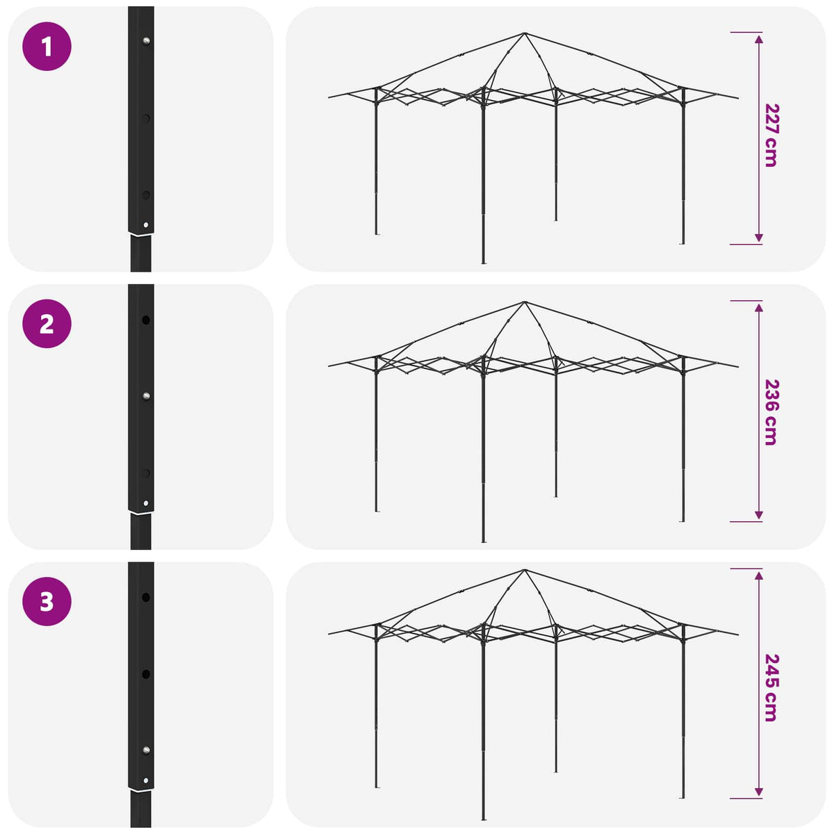 Tuinpaviljoen 2,6 X 2,6 M