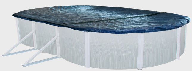 Winterabdeckung ohne Netz für Schwimmbad 490 cm x 360 cm