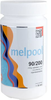Melpool große Chlortabletten 200 Gramm 1 kg