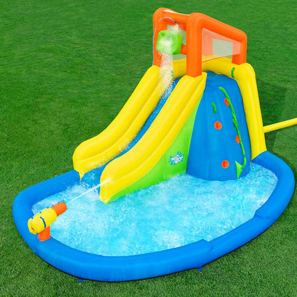 Bestway H2OGO! Mount Splashblast Mega-Wasserpark – 435 cm x 286 cm x 267 cm