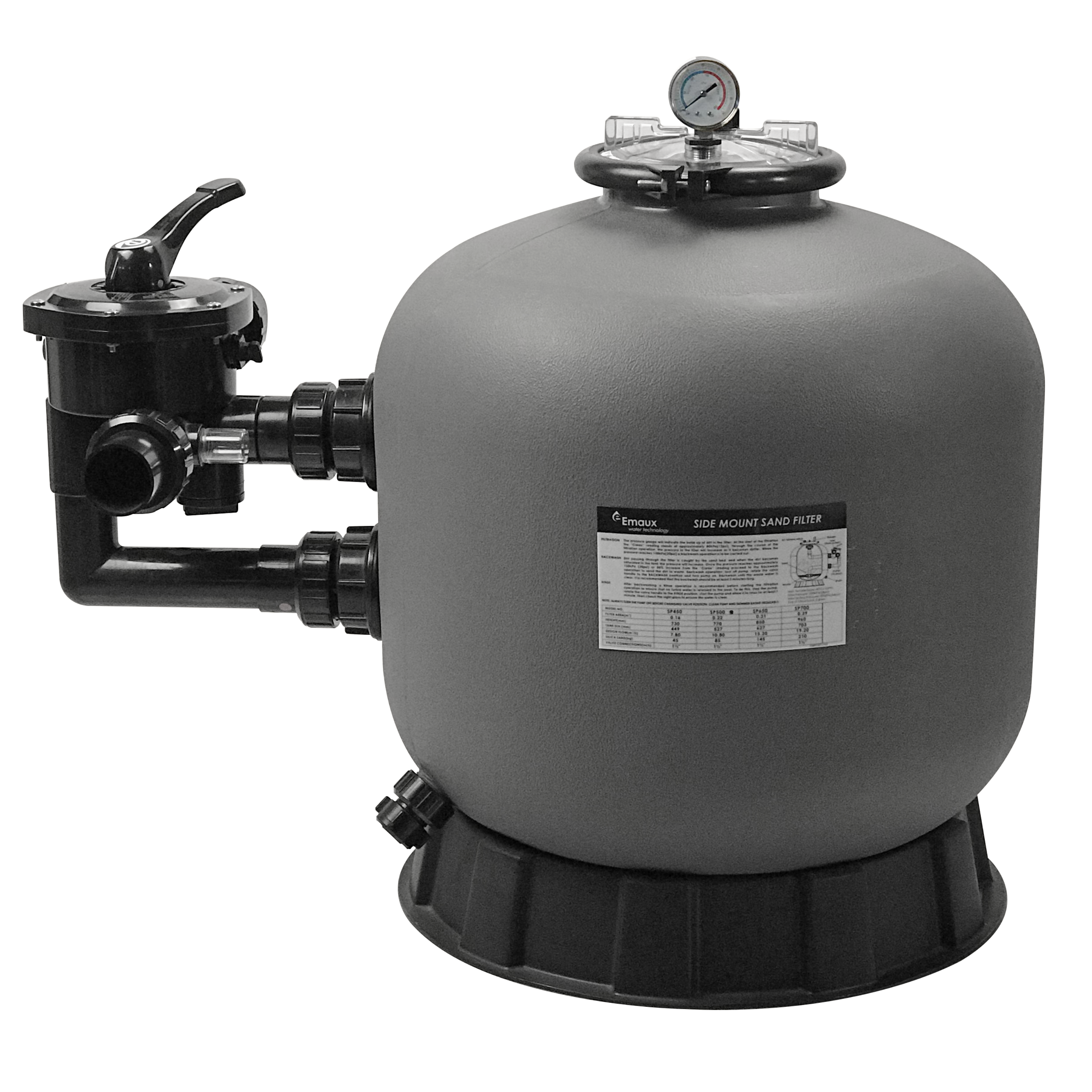 Poolex HDPE-450 Opti side mount zandfilter 7,8 m³
