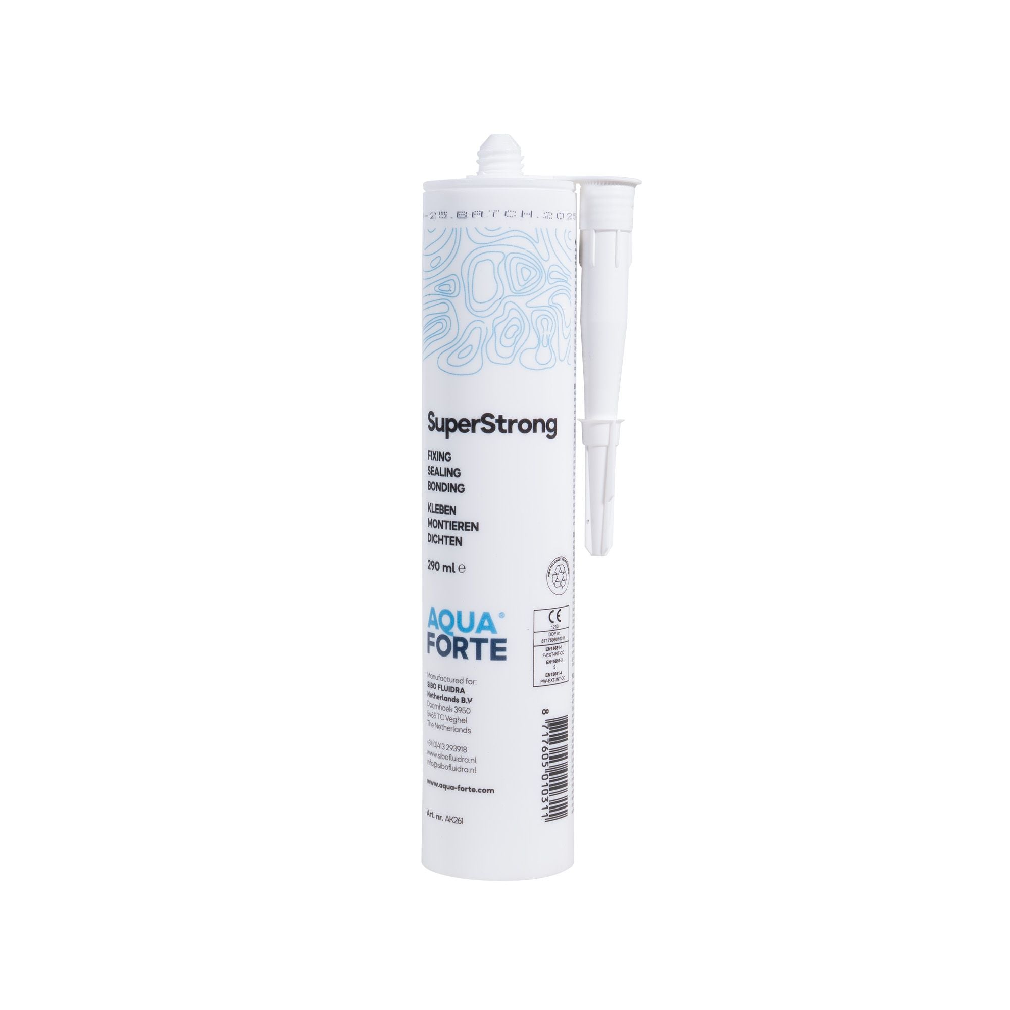 AquaForte Super Strong lijm/kit -  wit