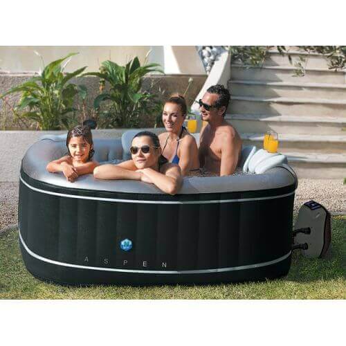 NetSpa Aspen inflable - 4 personas - Cuadrado