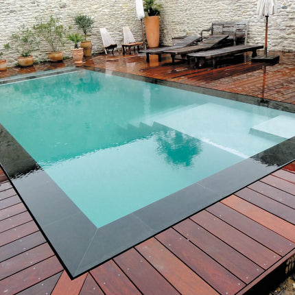 Piscine Polyester Gris Auron - 570 cm x 295 cm x 150 cm