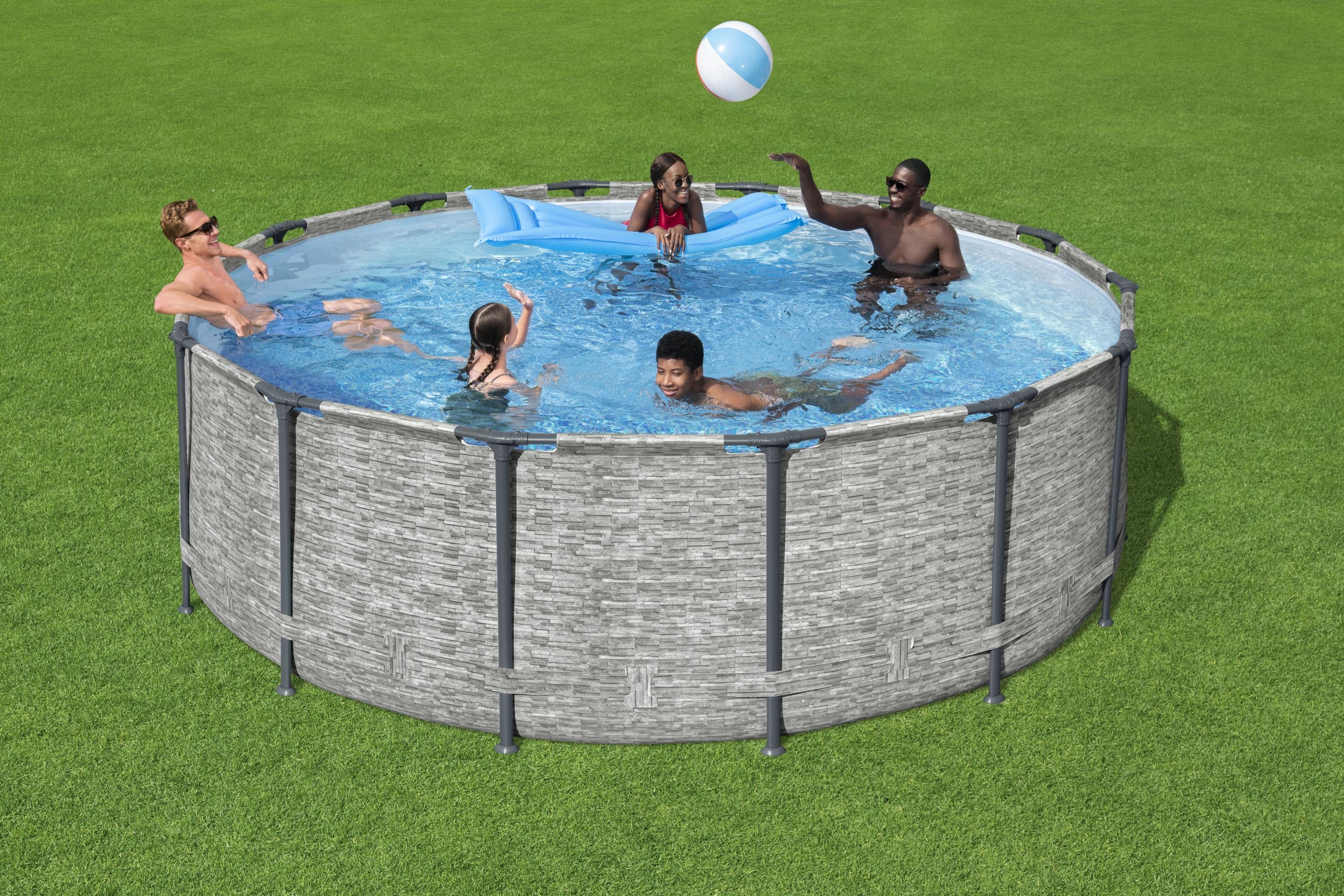 Bestway Steel Pro MAX Rundes Frame Pool Set 427 cm × 122 m