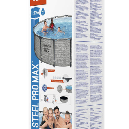 Bestway Steel Pro MAX Rond Frame Zwembad Set 427 cm × 122 m