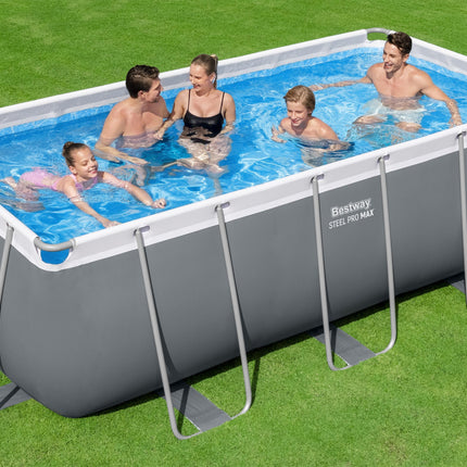 Bestway Steel Pro Max Aufstellpool-Set, 412 cm x 201 x 122 cm