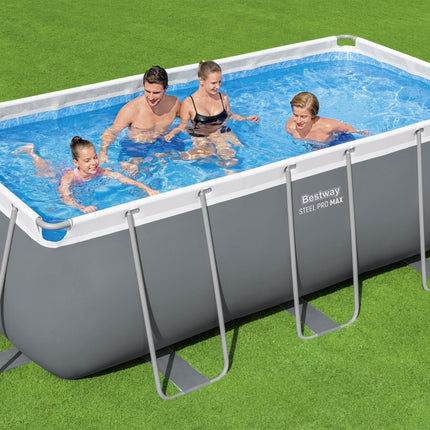 Bestway Steel Pro Max Aufstellpool-Set, 412 cm x 201 x 122 cm