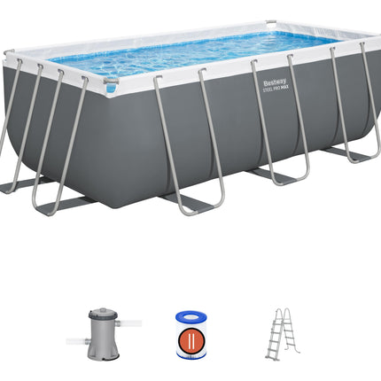 Bestway Steel Pro Max Aufstellpool-Set, 412 cm x 201 x 122 cm