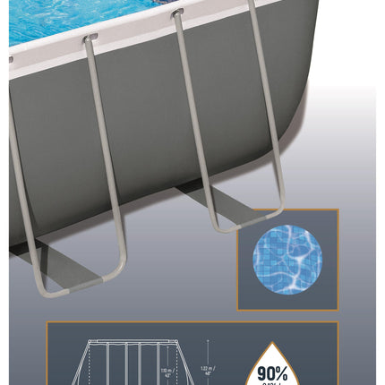 Bestway Steel Pro Max Aufstellpool-Set, 412 cm x 201 x 122 cm