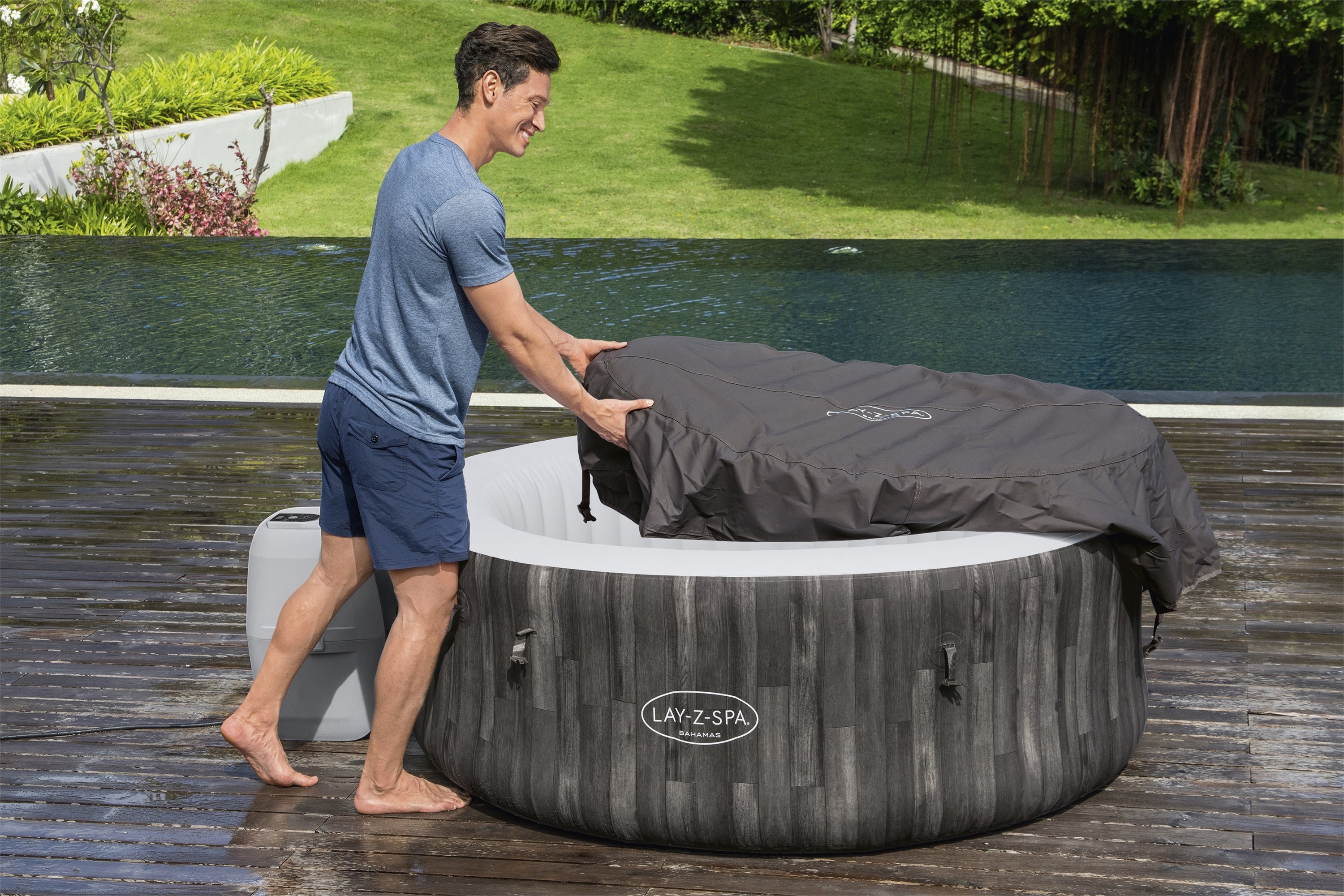 Lay-Z Spa Bahamas Airjet opblaasbare spa - 4 persoons
