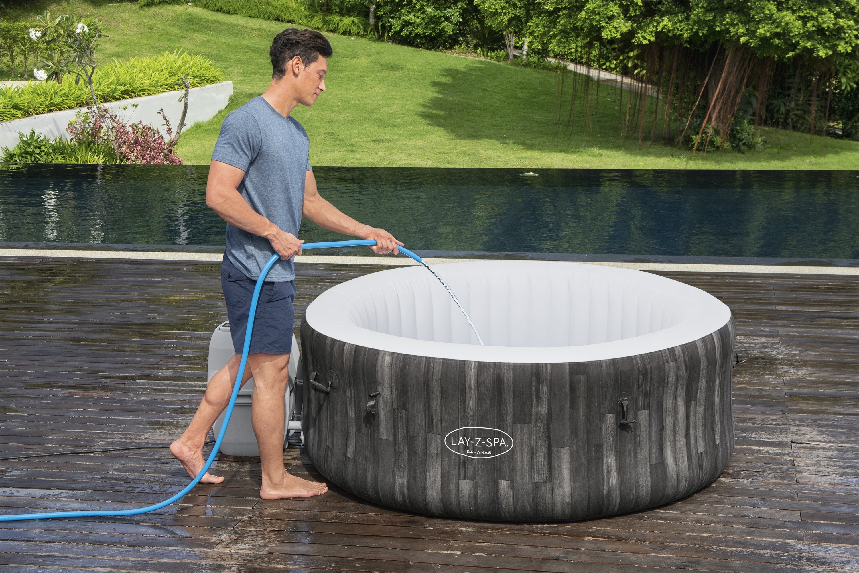 Lay-Z Spa Bahamas Airjet opblaasbare spa - 4 persoons