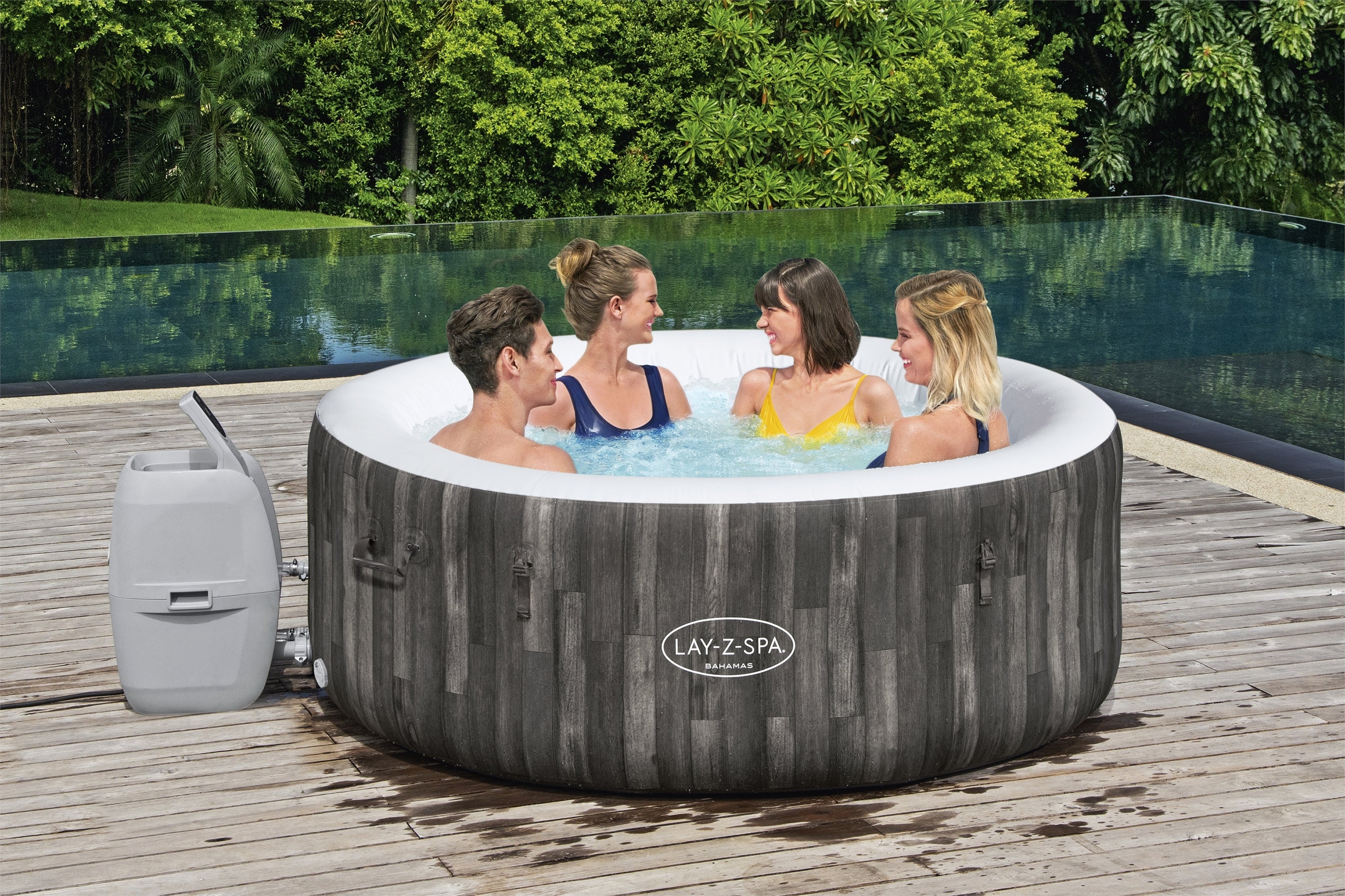 Lay-Z Spa Bahamas Airjet opblaasbare spa - 4 persoons