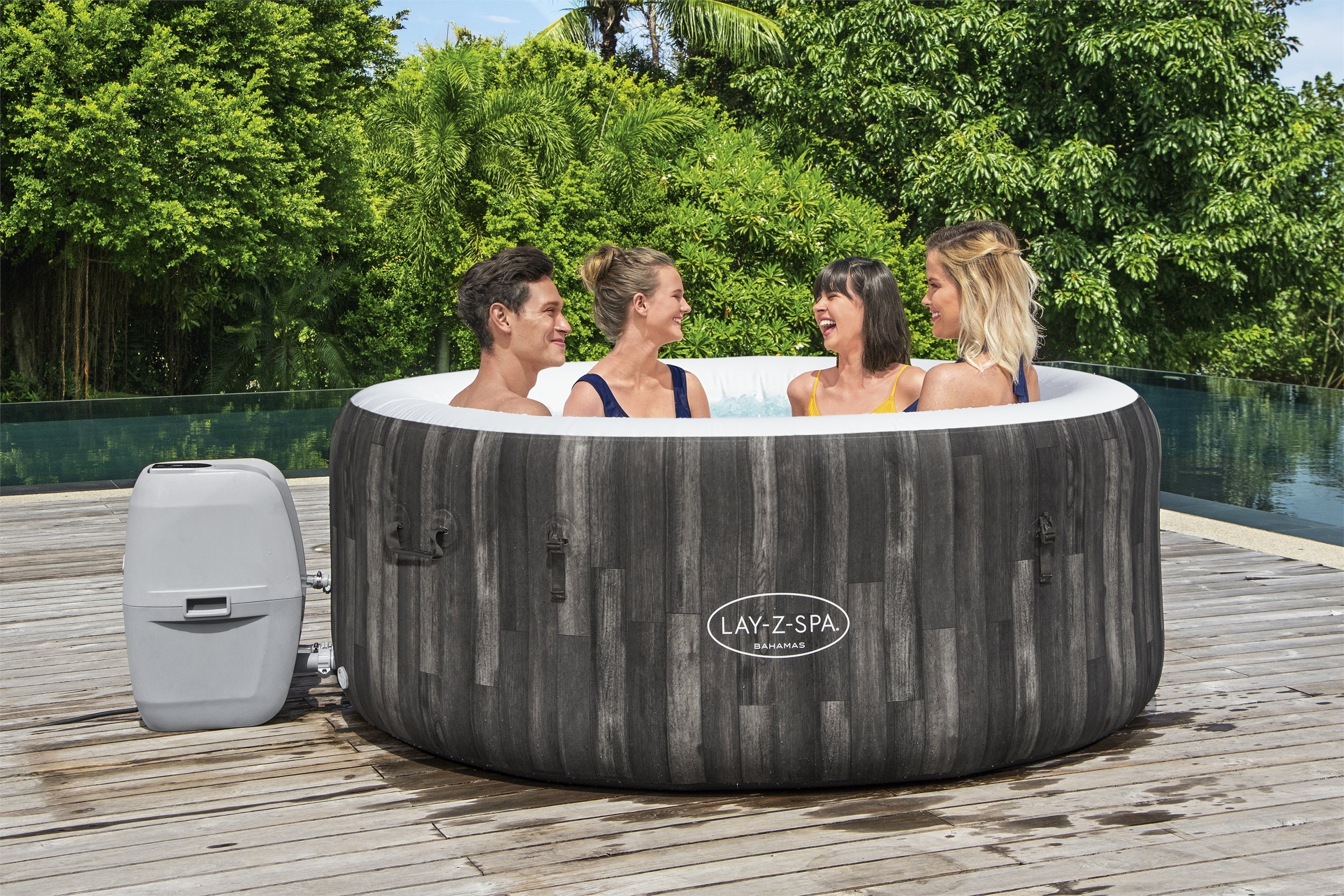 Lay-Z Spa Bahamas Airjet opblaasbare spa - 4 persoons