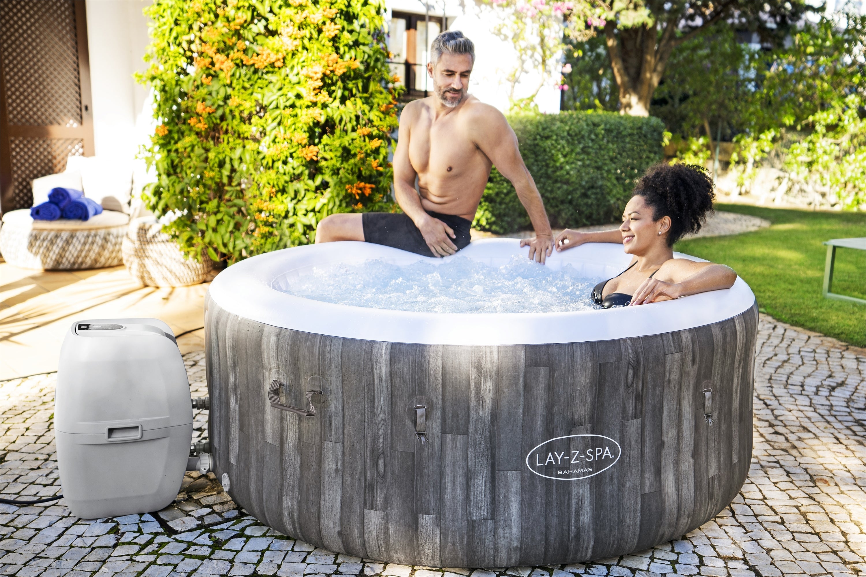 Lay-Z Spa Bahamas Airjet opblaasbare spa - 4 persoons