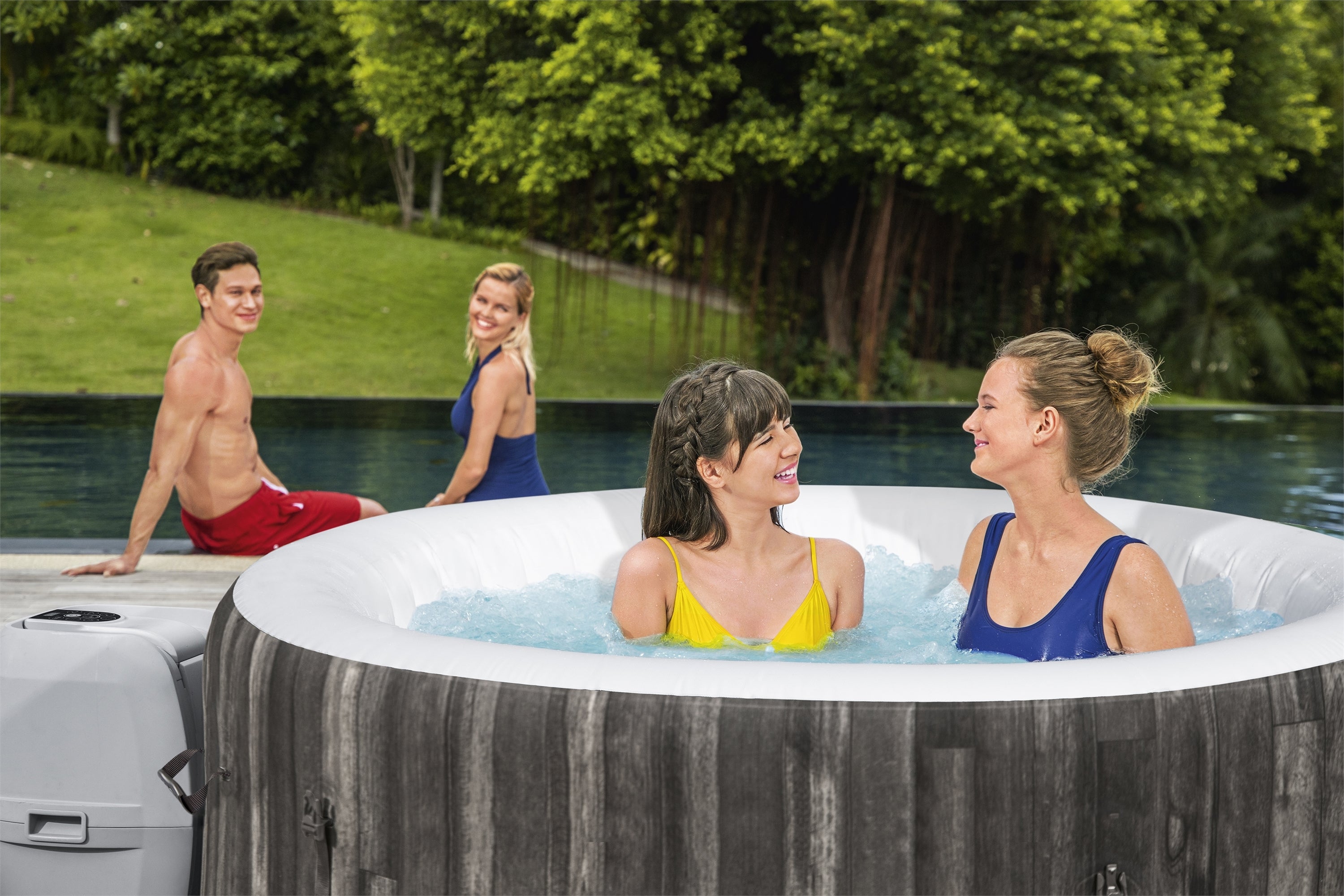 Lay-Z Spa Bahamas Airjet opblaasbare spa - 4 persoons