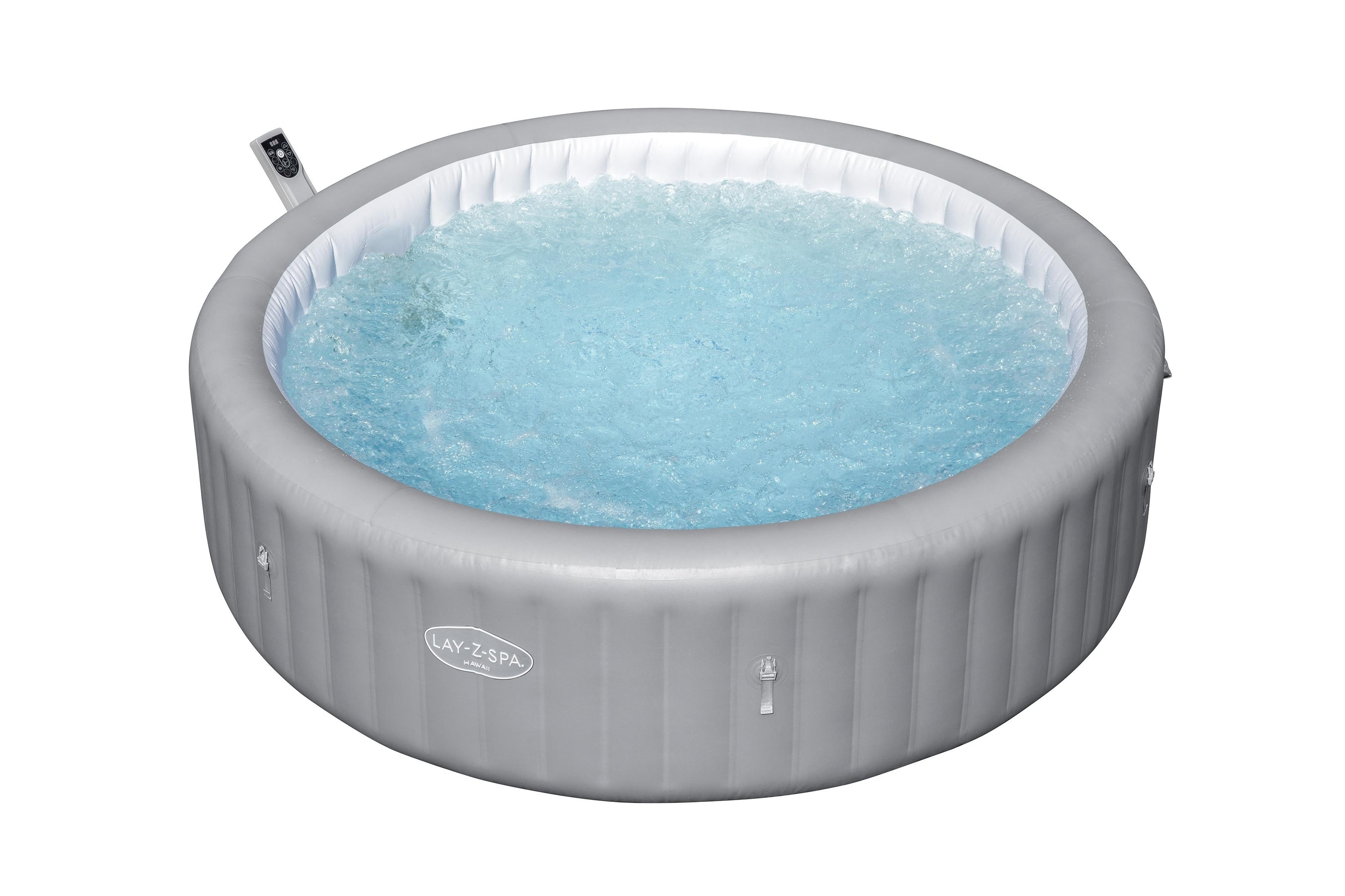 Spa intelligent à jet d'air économe en énergie Bestway Lay-Z-Spa Hawaii, 6 personnes