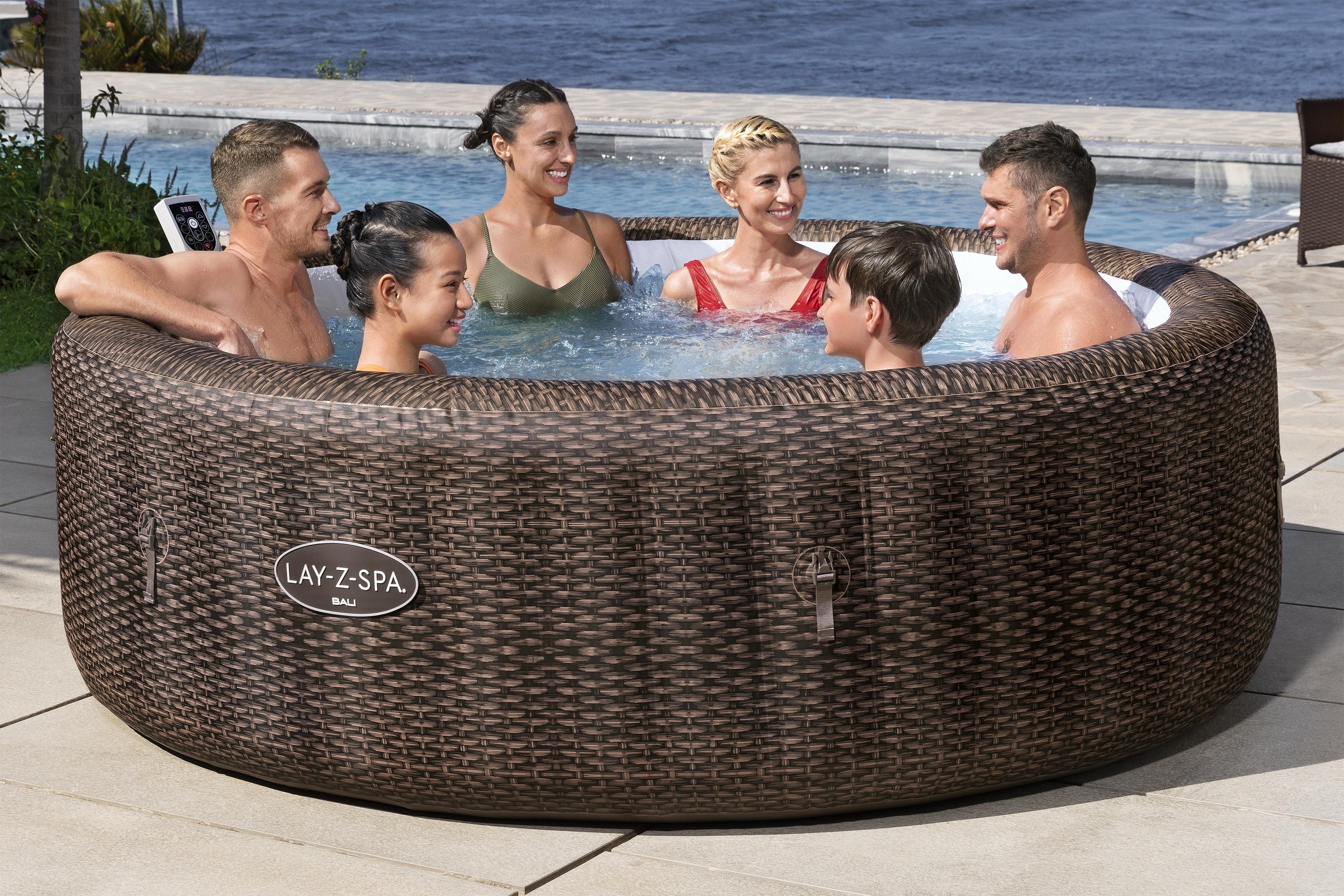 Lay-Z Spa Bali AirJet opblaasbare spa, 7 persoons