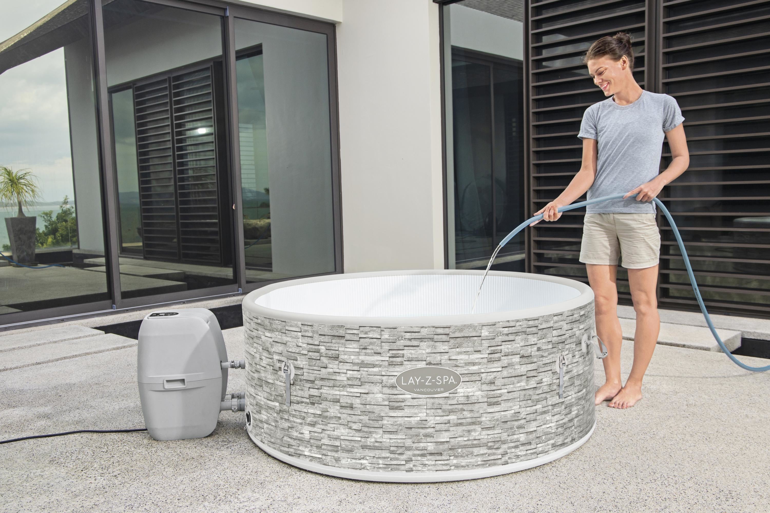 Lay-Z Spa Vancouver Airjet Plus aufblasbares Spa – 5 Personen
