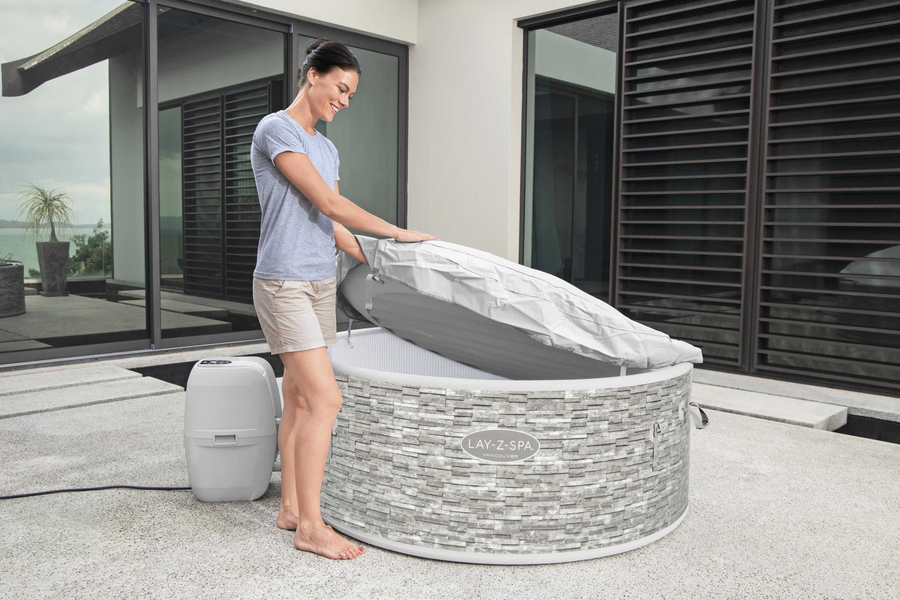 Lay-Z Spa Vancouver Airjet Plus aufblasbares Spa – 5 Personen