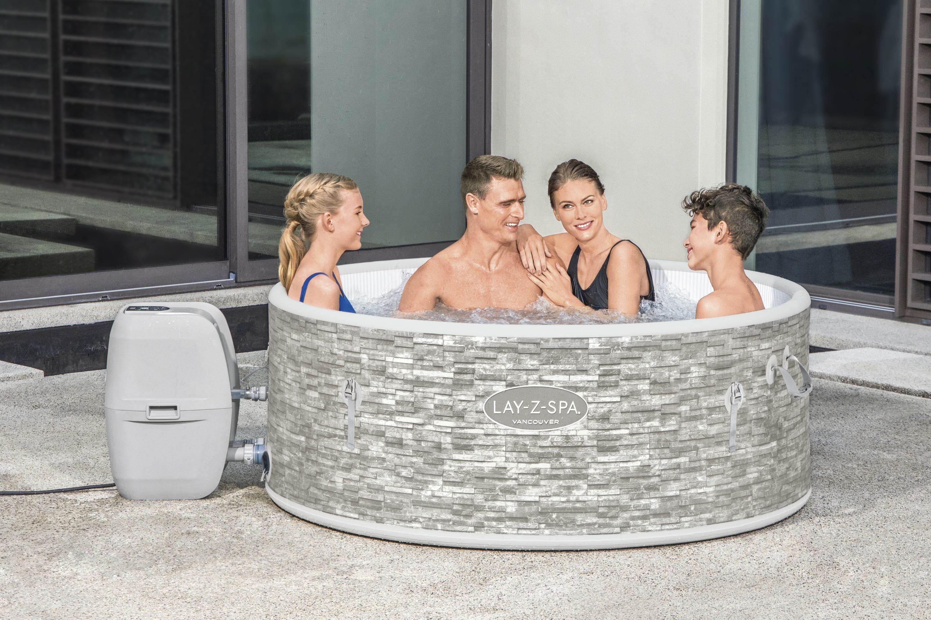 Lay-Z Spa Vancouver Airjet Plus aufblasbares Spa – 5 Personen