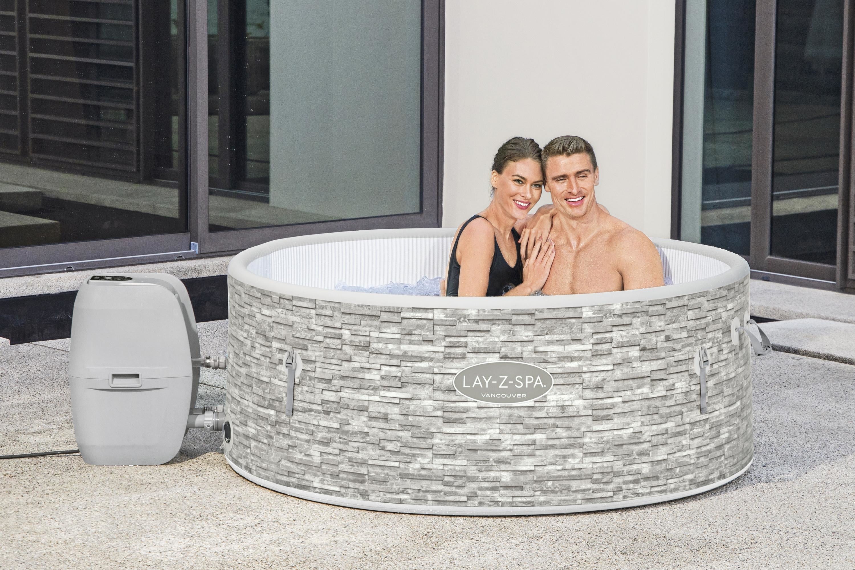 Lay-Z Spa Vancouver Airjet Plus aufblasbares Spa – 5 Personen