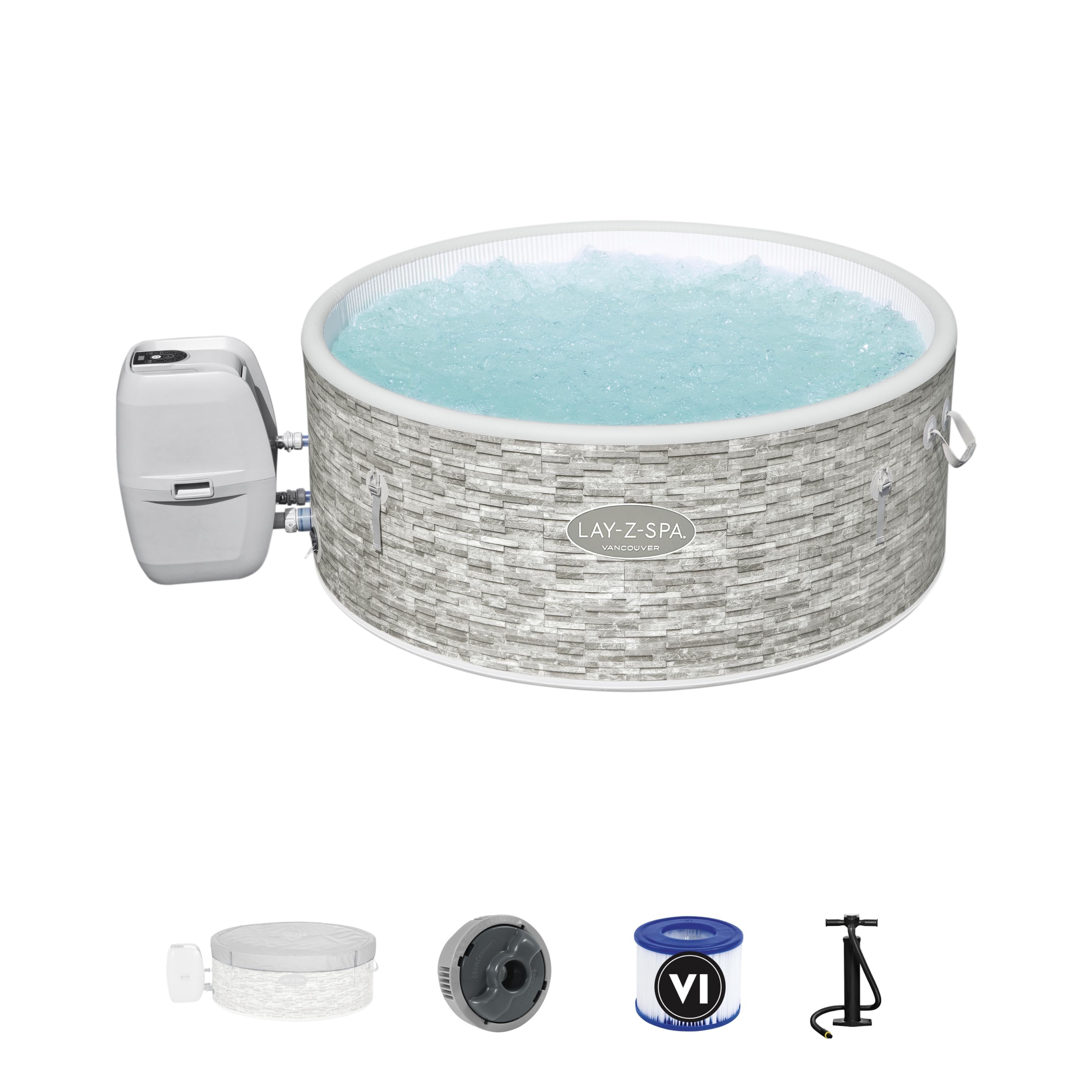 Lay-Z Spa Vancouver Airjet Plus aufblasbares Spa – 5 Personen