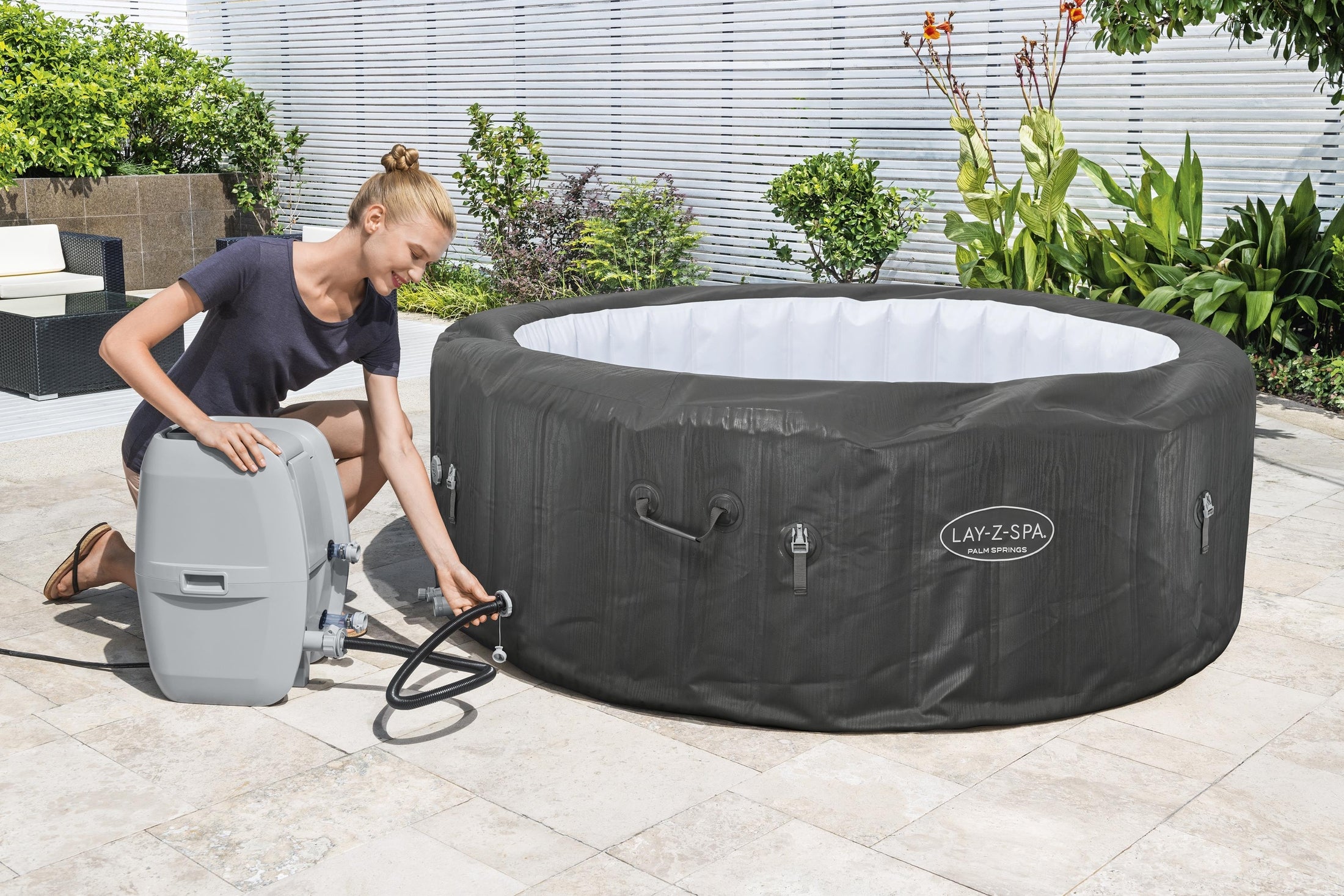 Bestway Lay-Z-Spa Palm  AirJet, 6 persoons