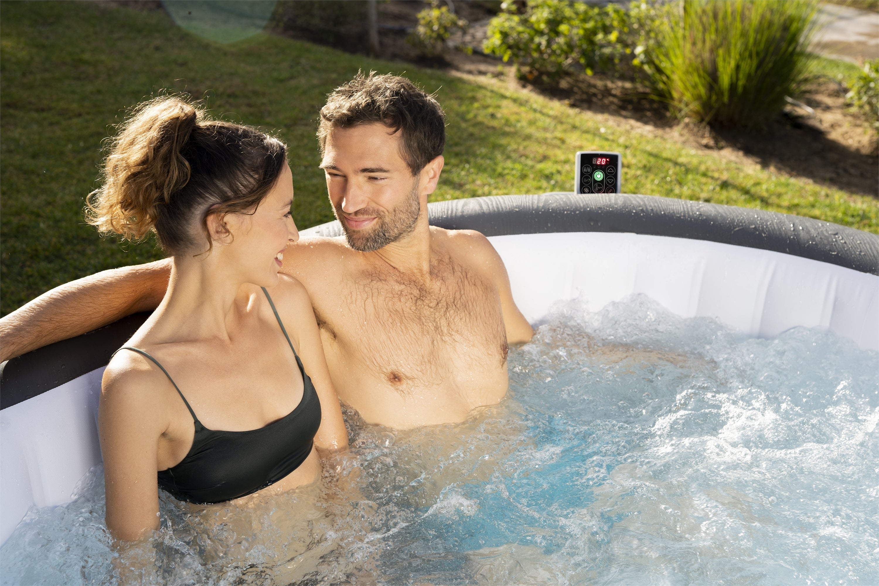 Lay-Z Spa Mauritius AirJet aufblasbares Spa – 7 Personen