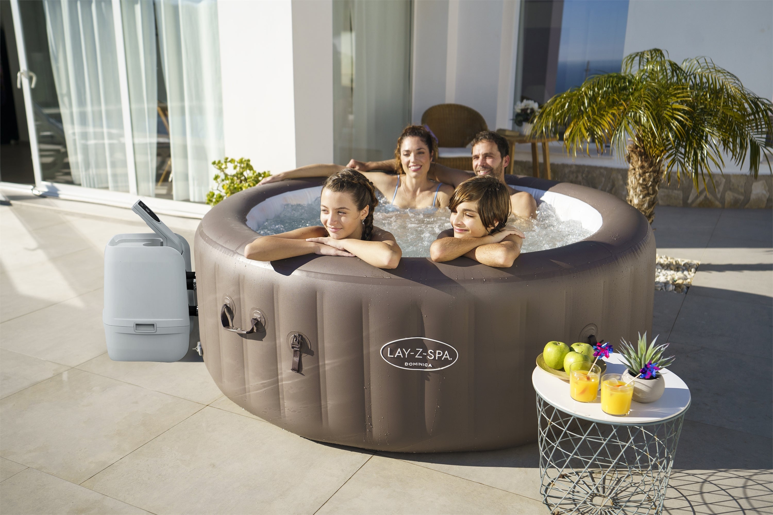 Spa gonflable Lay-Z-Spa Dominica HydroJet, 4-6 personnes
