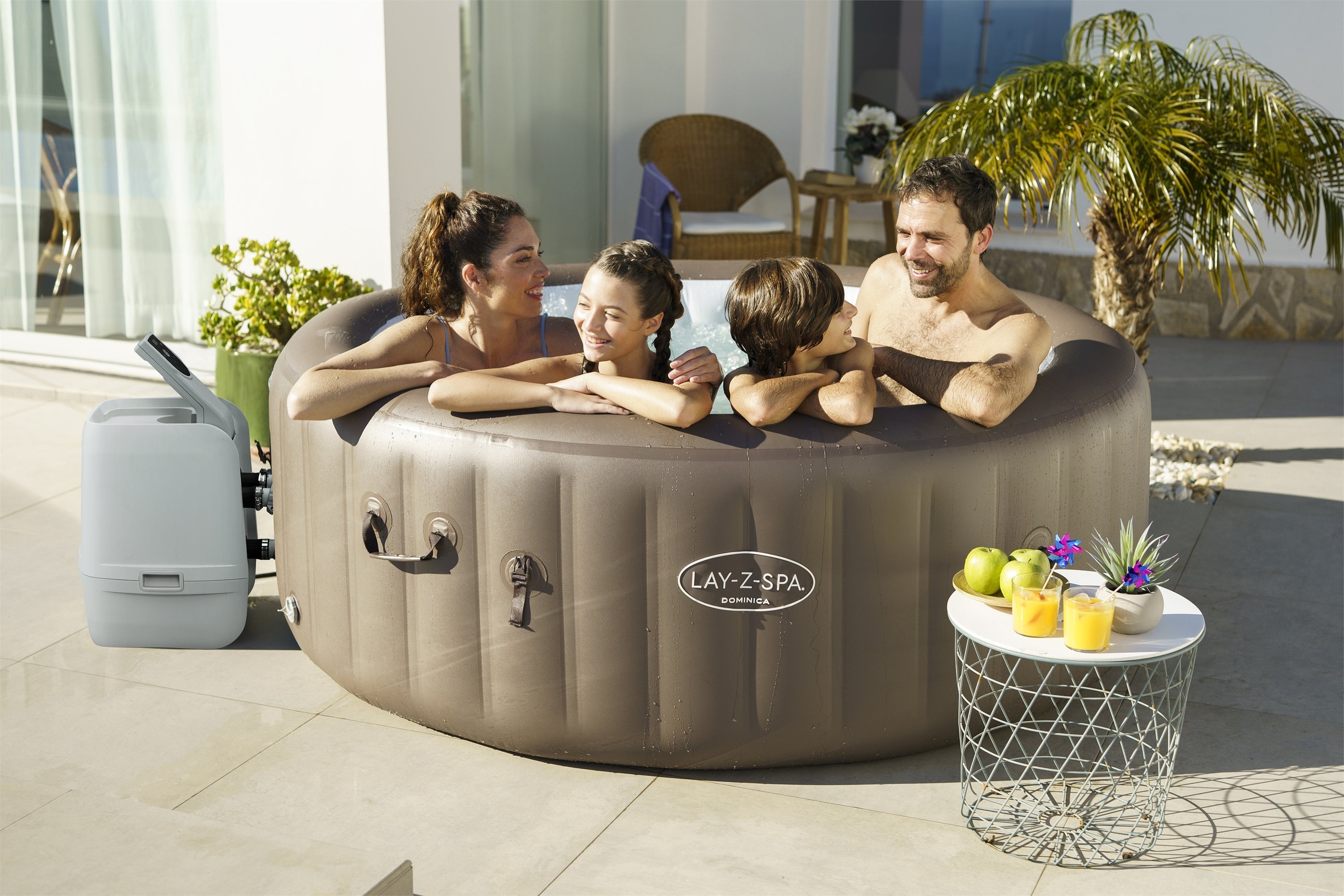 Spa gonflable Lay-Z-Spa Dominica HydroJet, 4-6 personnes