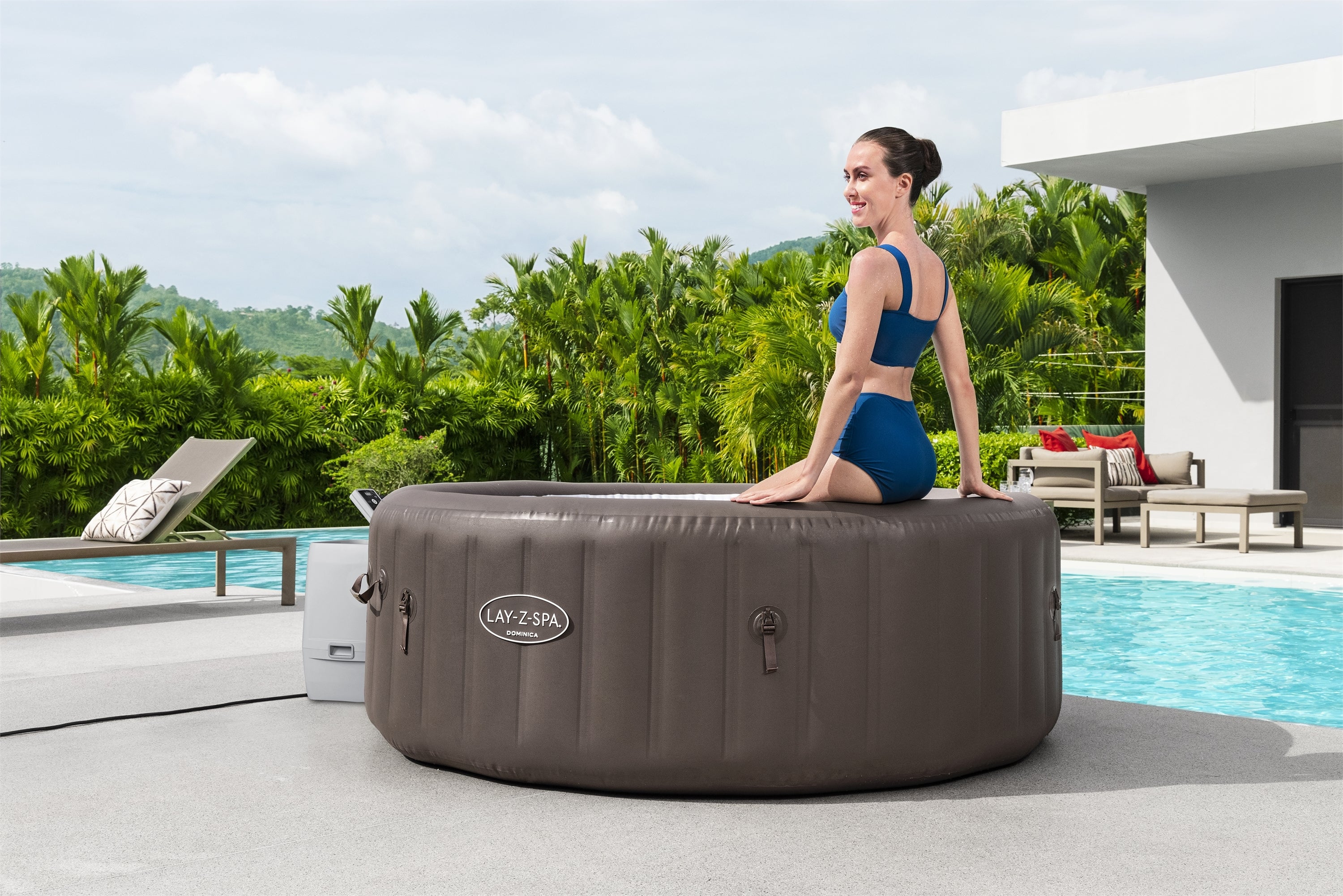 Spa gonflable Lay-Z-Spa Dominica HydroJet, 4-6 personnes